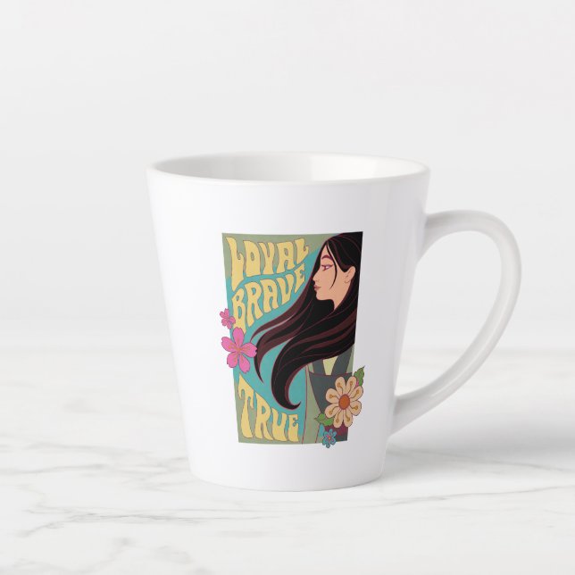 Tasse Latte Mulan | Loyal Brave True (Droite)