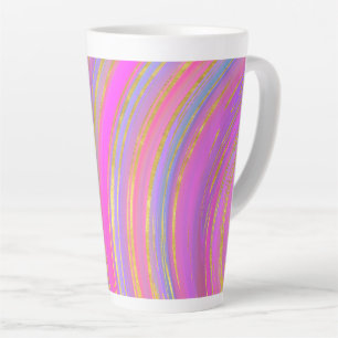 Tasse Latte Multicolore et or