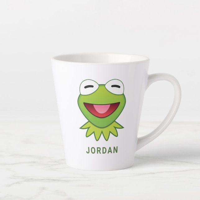 Tasse Latte Muppets| Kermit The Frog Emoji - Vacances en famil (Droite)