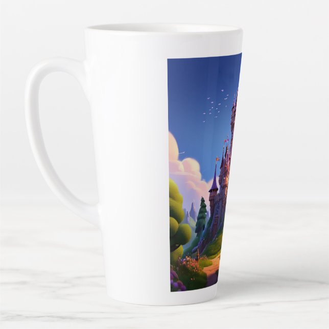 Tasse Latte muqueuse blanche (Gauche)