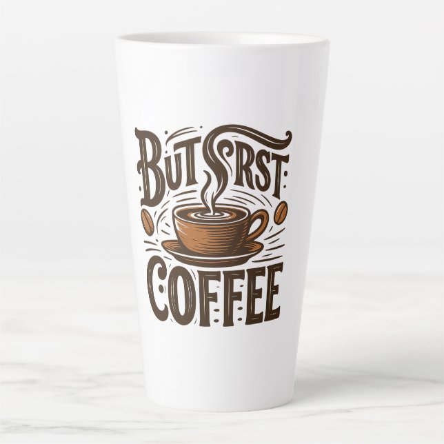 Tasse Latte Musique (Devant)