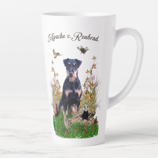 Tasse Latte Musique de café du planificateur (Droite)