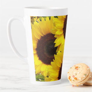 Tasse Latte Musique latte de tournesol