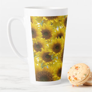 Tasse Latte Musique latte de tournesol
