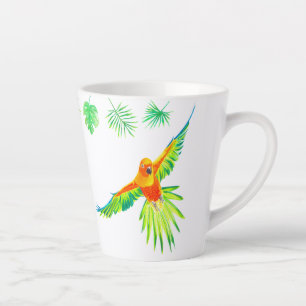 Tasse Latte Musique Sun Conure