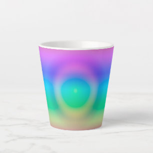 Tasse Latte Mystic Rainbow Eye Ombre