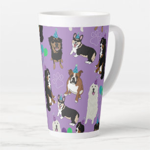 Tasse Latte Naissance de l'amour du chien