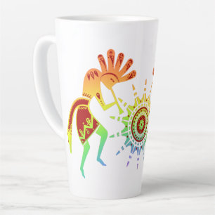 Tasse Latte Native Americans Culture - Sun Dancing Kokopelli 4