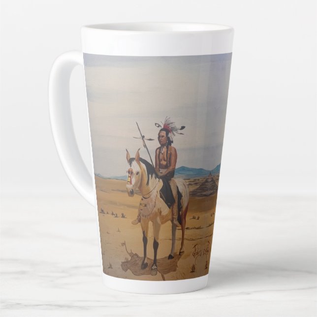 Tasse Latte Navajo, par Gary Poling (Angle gauche)