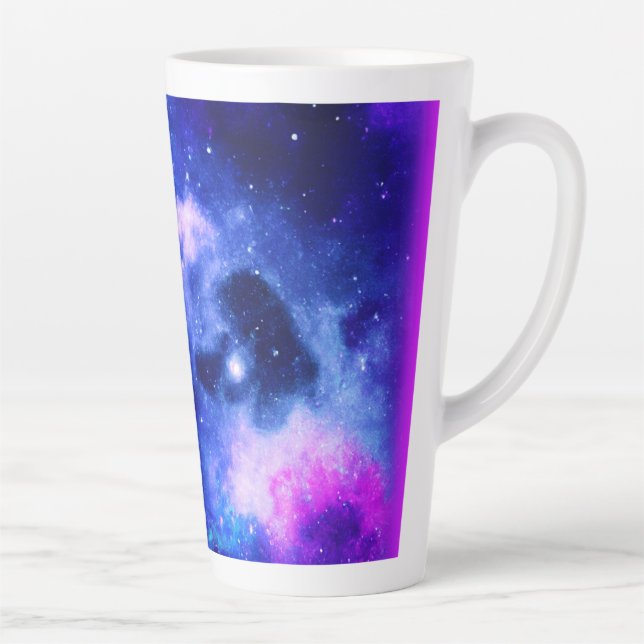 Tasse Latte "Nebula Stars" - Un Art numérique Étonnant. Achete (Droite)