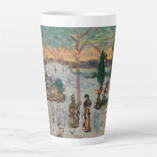 Tasse Latte Neige en avril par Maurice Prendergast, Art Vintag