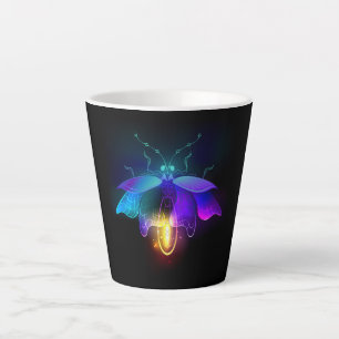 Tasse Latte Neon Firefly sur noir