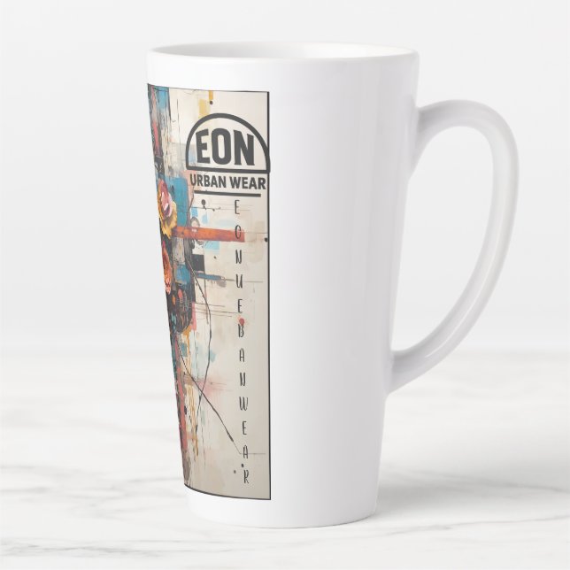 TASSE LATTE NEON ROSE (Droite)