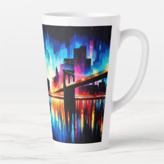 Tasse Latte New York City Abstrait 1103