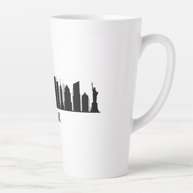 Tasse Latte New York Skyline (Droite)