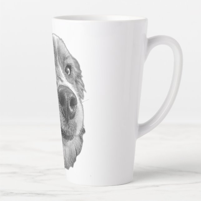 Tasse Latte Nez au coeur (Droite)