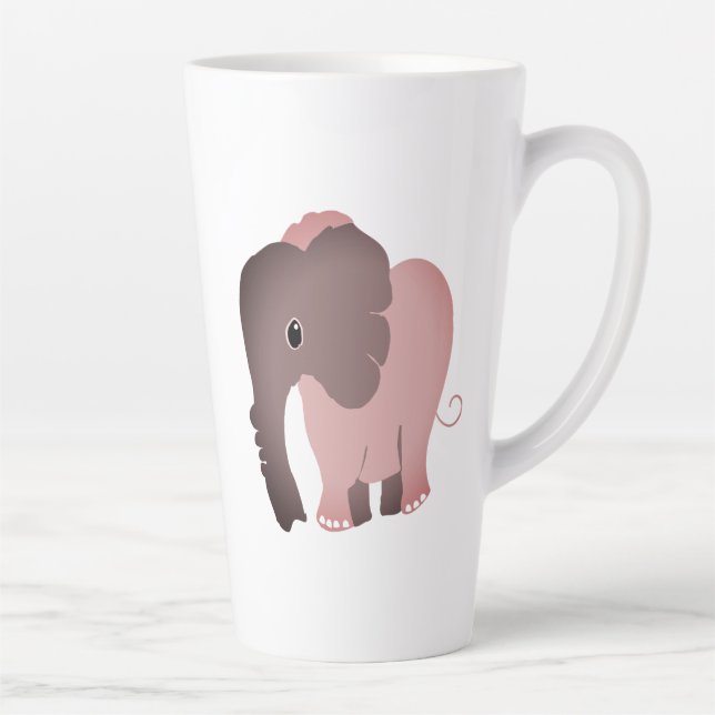 Tasse Latte Nice Eléphant (Droite)