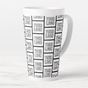 Tasse Latte N'importe quel Motif de répétition de logo ou d'im