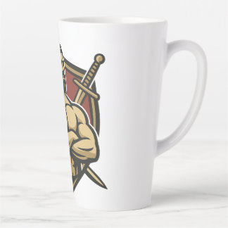 Tasse Latte Noble bouclier de lion