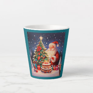 Tasse Latte Noël Anniversaire 10