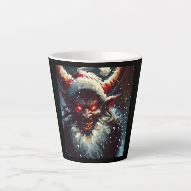 Tasse Latte Noël Krampus 1 (Devant)
