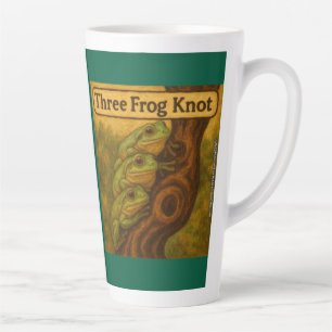 Tasse Latte Nœud des trois grenouilles – Jeu de mots fantaisis