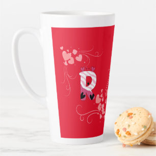 Tasse Latte Nom Lettre « R »