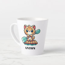 Nom personnalisé et chatte à ramer personnalisée