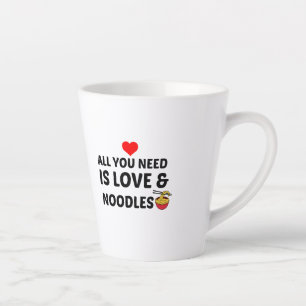 TASSE LATTE NOODLES ET AMOUR