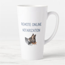Notarification en ligne à distance | 17 oz | Latte