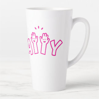 Tasse Latte Nous aimons les vendredis et les LATTE