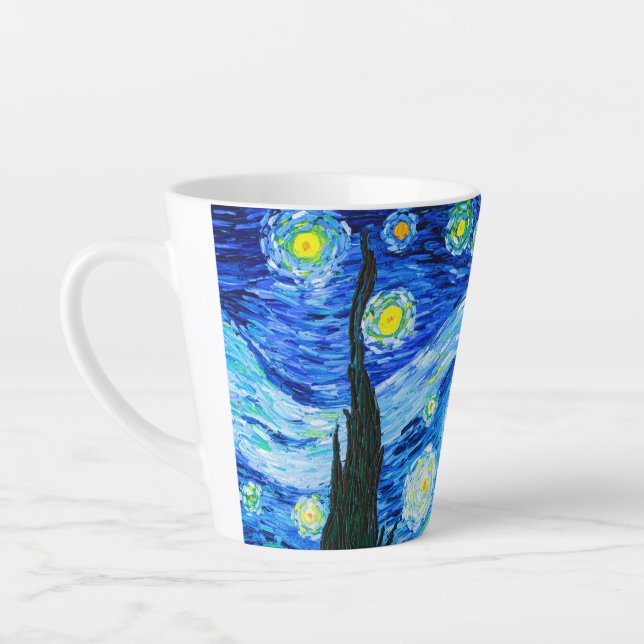 Tasse Latte Nuit Van Gogh Starry (Gauche)