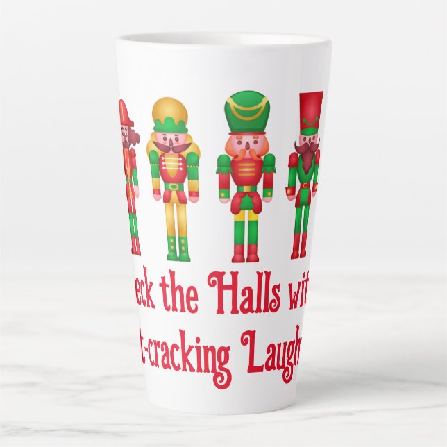 Tasse Latte Nutcrackers de Noël (Devant)