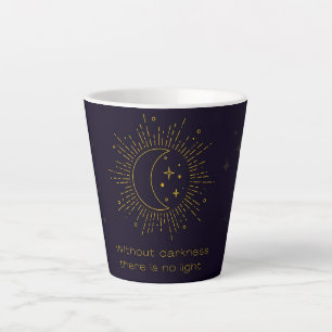 Tasse Latte Obscurité et lumière