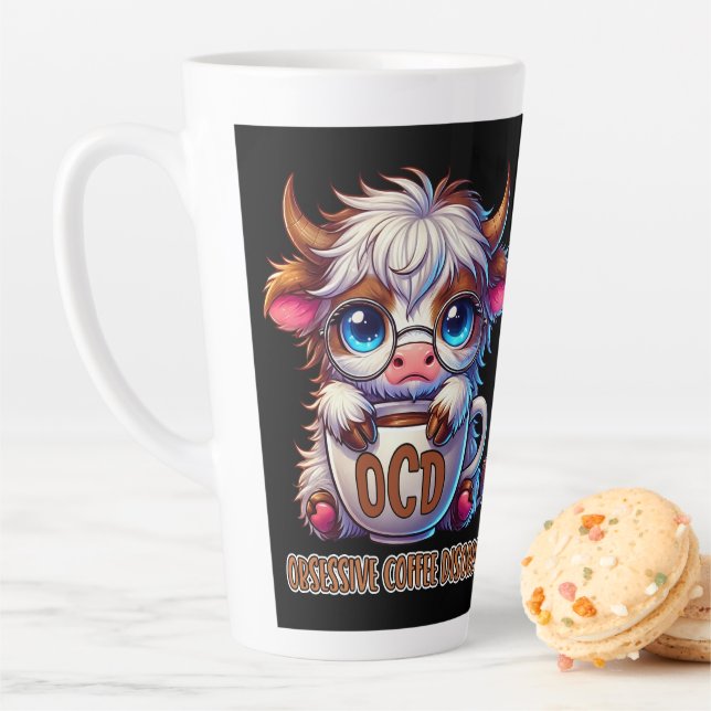 Tasse Latte Obsessive Coffee Disorder  (En situation)