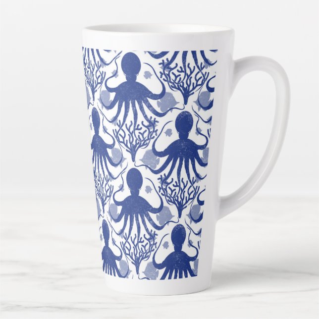 Tasse Latte octopus (Droite)