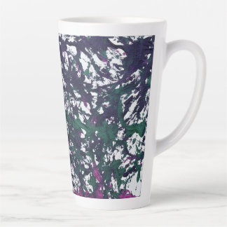 Tasse Latte Œuvres d'art en marbre violet, vert, rose
