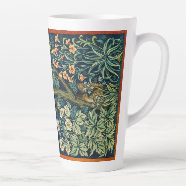 Tasse Latte Oiseau de faisan dans un arbre (par William Morris (Droite)