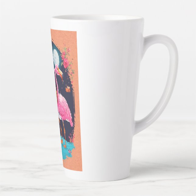 Tasse Latte Oiseaux (Droite)