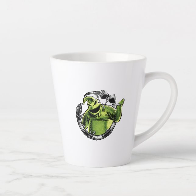 Tasse Latte Oogie Boogie | Serpent et dés (Droite)