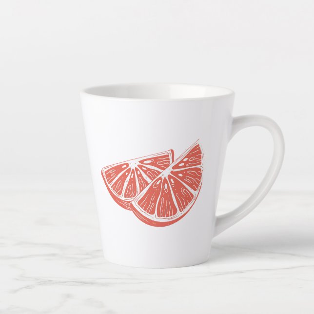 Tasse Latte Orange (Droite)