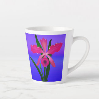 Tasse Latte orchidée de fela