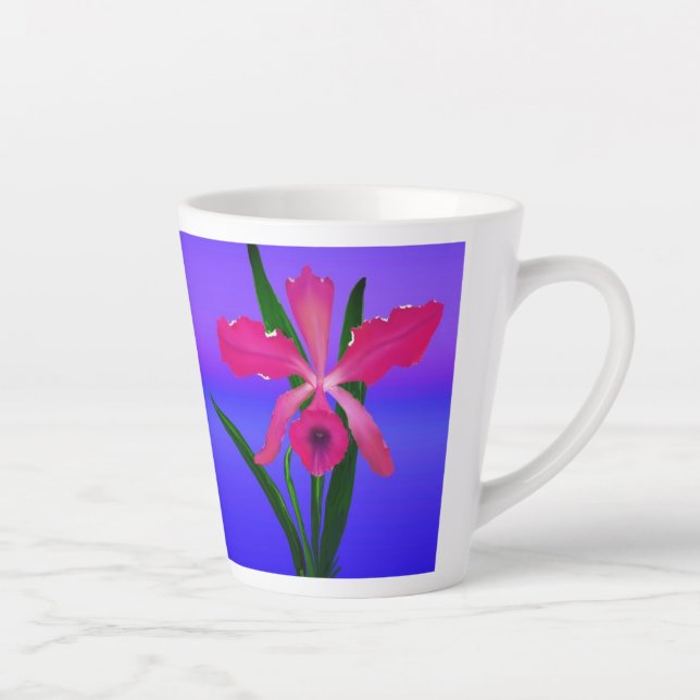 Tasse Latte orchidée de fela (Droite)