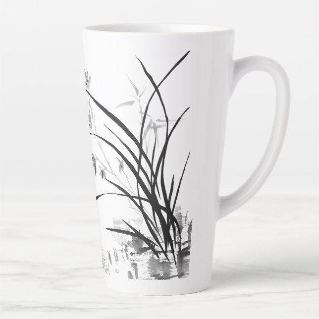 Tasse Latte Orchidée Noble (Droite)