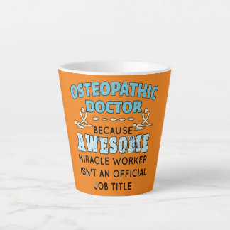 Tasse Latte Ostéopathie Docteur Cadeau Drôle Miracle Travaille