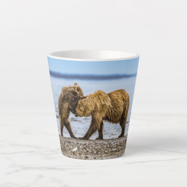 Tasse Latte Ours brun côtier (Devant)
