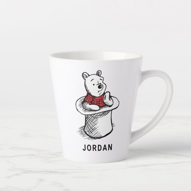 Tasse Latte Ourson| Penser à réfléchir Citation 4 (Droite)