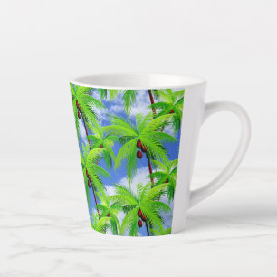 Tasse Latte Palm Tree Tropical