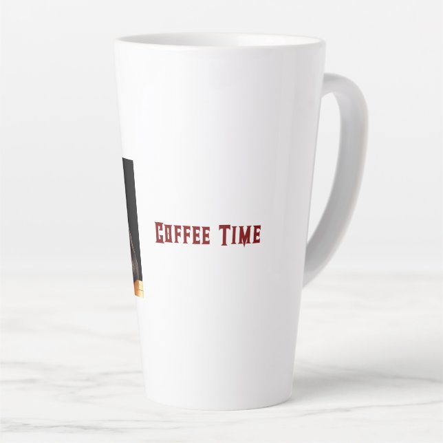 Tasse Latte Panda's Coffee Break (Angle droit)