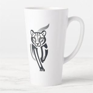 Tasse Latte Panthère de minuit - Silent Power Tee